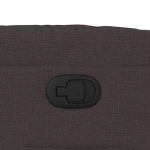 Zvedací polohovací křeslo tmavě hnědé textil - obrázek 12