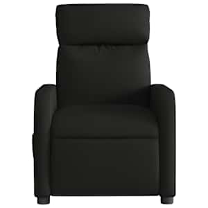 Elektrické masážní polohovací křeslo černé textil - obrázek 9