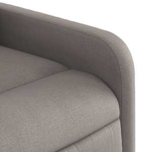Elektrické masážní polohovací křeslo taupe textil - obrázek 11