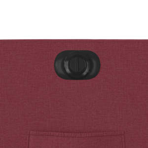 Elektrické zvedací polohovací křeslo vínové textil - obrázek 13