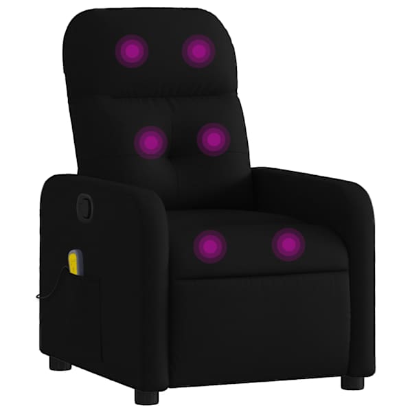 vidaXL massaažitool, must kangas
