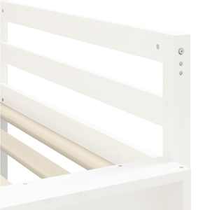 Dětská patrová postel s věží bílá a černá 80 x 200 cm borovice - obrázek 11