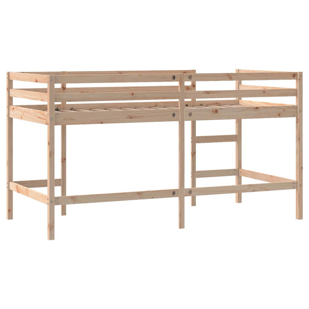 Thumbnail - vidaXL Kinderhochbett mit Leiter 80x200 cm Massivholz Kiefer