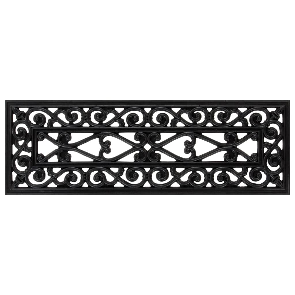 vidaXL Schodiskové stupne 5 ks 25x75 cm guma