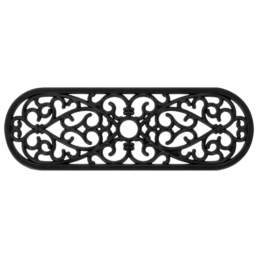 vidaXL Trapmatten 5 st 25x75 cm rubber afbeelding