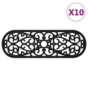 vidaXL trepiastme matt 10 tk, 25 x 75 cm, kumm