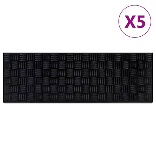 vidaXL trepiastme matt 5 tk, 25 x 75 cm, kumm