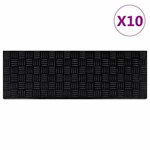 vidaXL trepiastme matt 10 tk, 25 x 75 cm, kumm