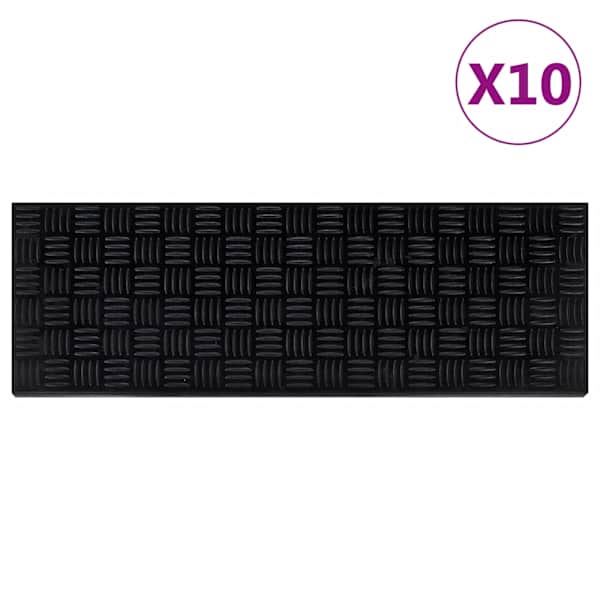 vidaXL trepiastme matt 10 tk, 25 x 75 cm, kumm
