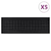vidaXL trepiastme matt 5 tk, 25 x 75 cm, kumm