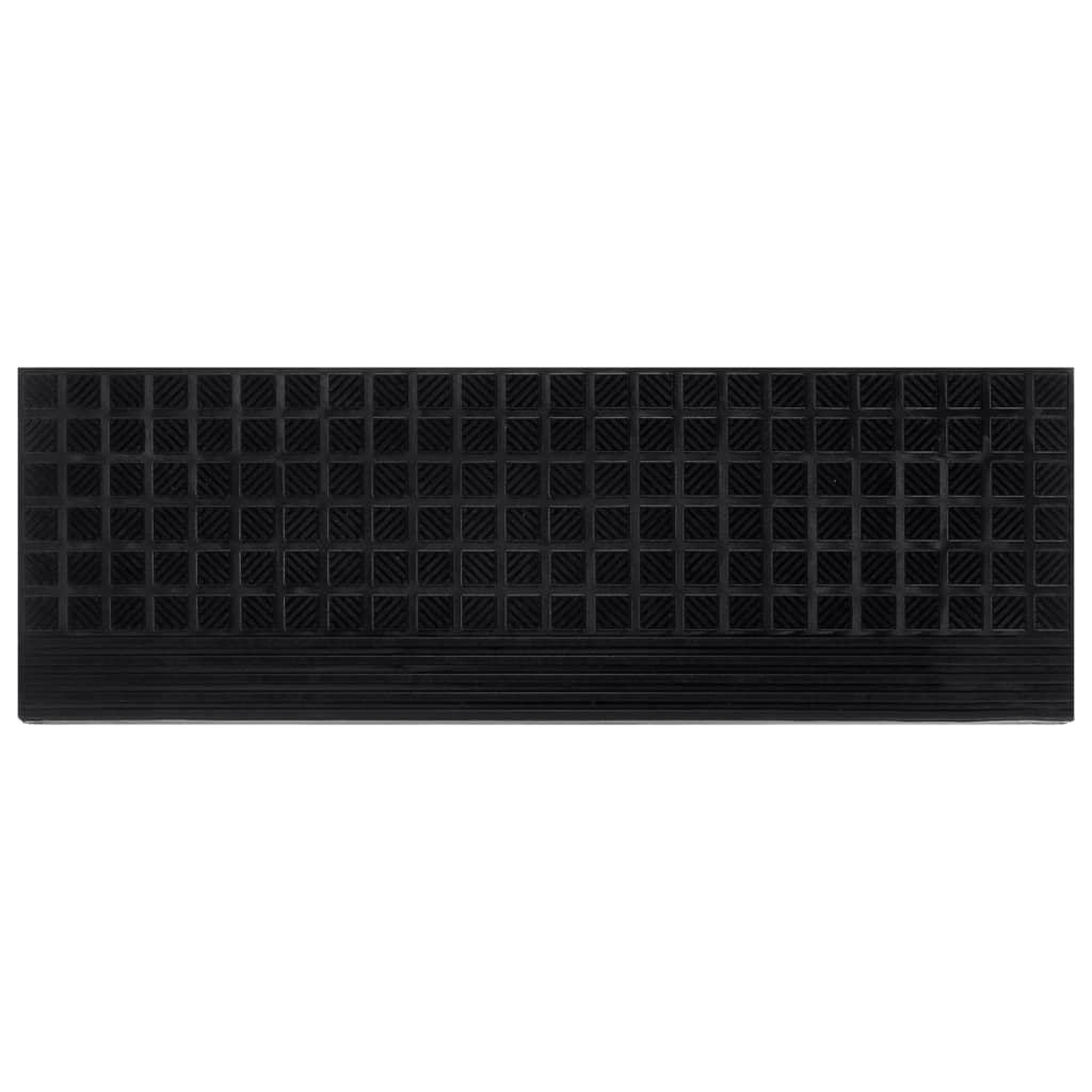 vidaXL Trapmatten 5 st 25x75 cm rubber afbeelding