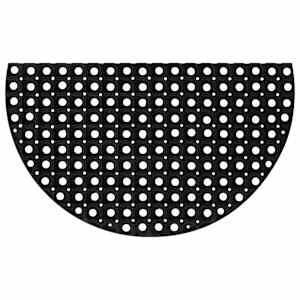 Predpražnik polkrožen 45x75 cm guma