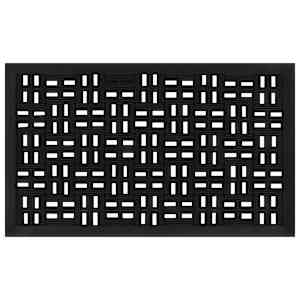 vidaXL uksematt, ristk&uuml;lik, 45x75 cm, kumm