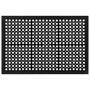 vidaXL uksematt, ristk&uuml;lik, 60x90 cm, kumm