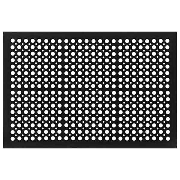 vidaXL uksematt, ristk&uuml;lik, 60x90 cm, kumm