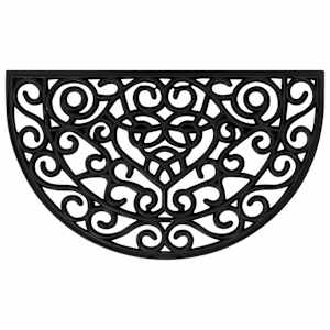 Predpražnik polkrožen 45x75 cm guma