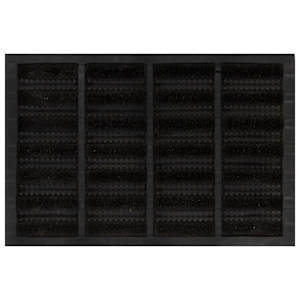 Predpražnik pravokoten 40x60 cm guma in kokosova vlakna