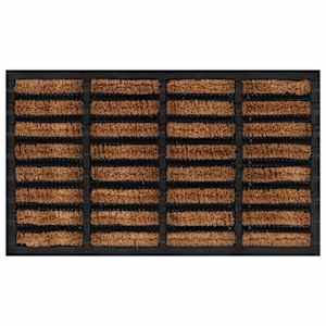 Predpražnik pravokoten 45x75 cm guma in kokosova vlakna