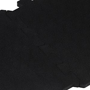 Gumové podlahové dlaždice 9 ks černé 16 mm 30 x 30 cm - obrázek 7