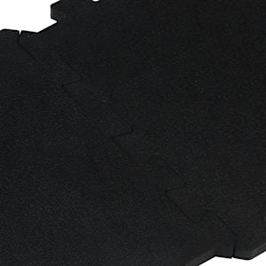 Gumové podlahové dlaždice 16 ks černé 16 mm 30 x 30 cm - obrázek 7