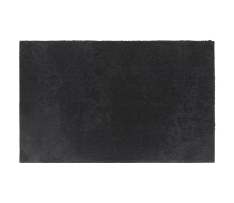 vidaXL Door Mat Black 50x80 cm Tufted Coir
