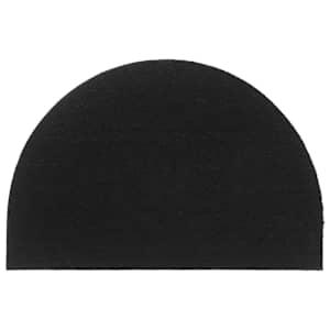 Predpražnik črn polokrogel 60x90 cm kokosova vlakna