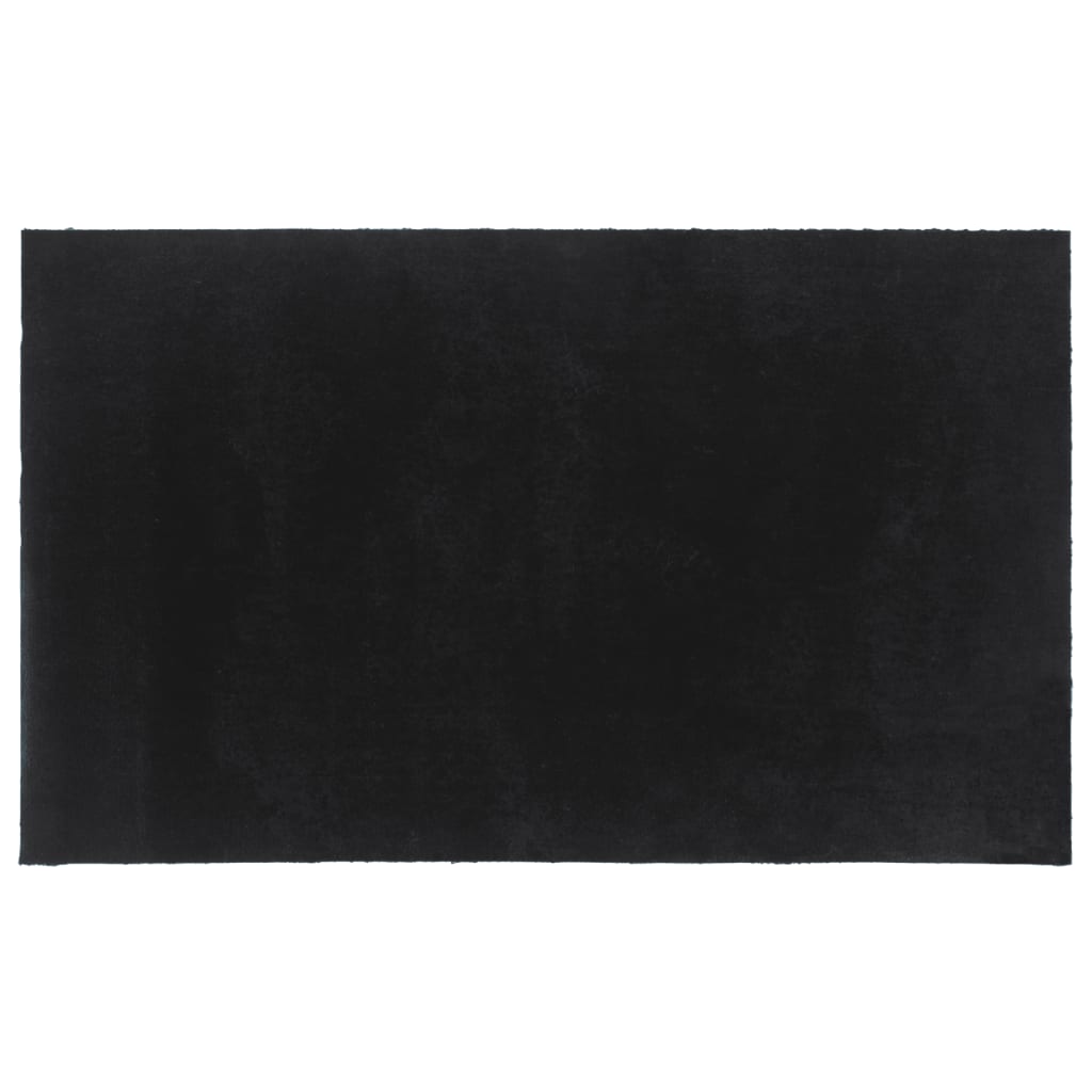 vidaXL Deurmat 90x150 cm getufte kokosvezel donkergrijs afbeelding