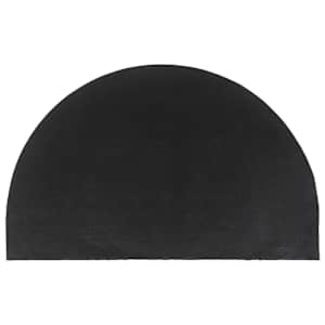 vidaXL Fu&szlig;matte Natur Halbrund 50x80 cm Kokosfaser Getuftet