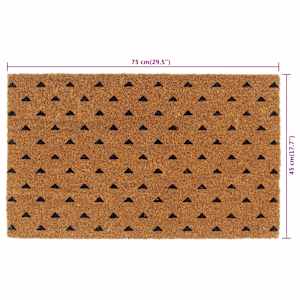 Rohožka před dveře přírodní 45 x 75 cm kokosové vlákno - obrázek 6