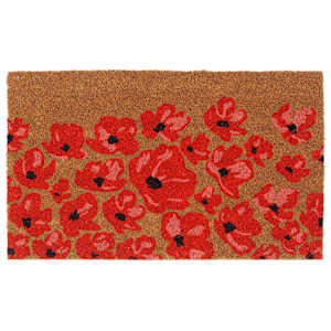 Predpražnik naravne barve 45x75 cm tkana kokosova vlakna