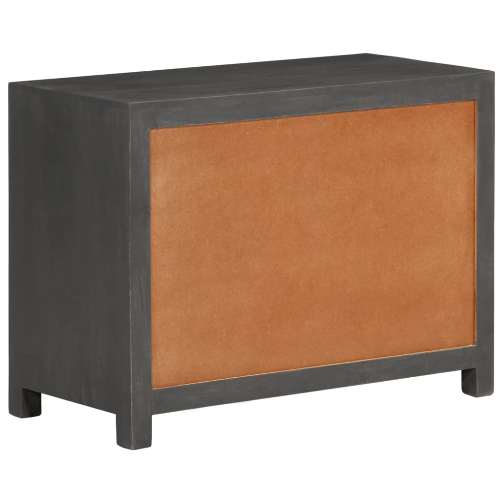Side Cabinet Sideboard Living Room Furniture Hand Carved Solid Wood Mango vidaXL - Picture 18 of 23