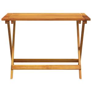 Skládací zahradní stůl 90 x 52,5 x 65 cm masivní akáciové dřevo - obrázek 4