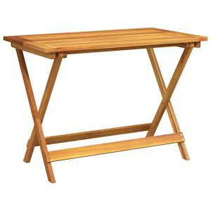 Skládací zahradní stůl 90 x 52,5 x 65 cm masivní akáciové dřevo - obrázek 6