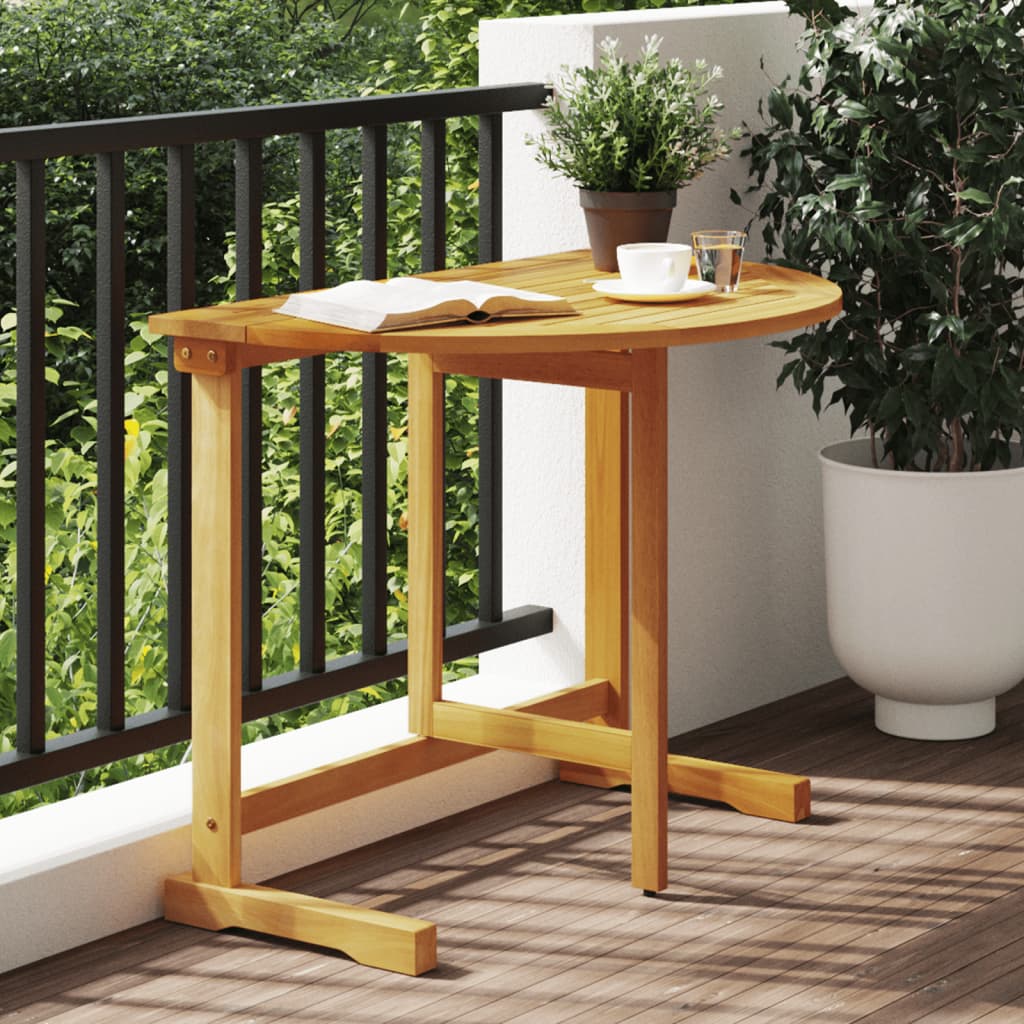 vidaXL Masă de balcon pliabilă, 90x60x72 cm, lemn masiv de acacia