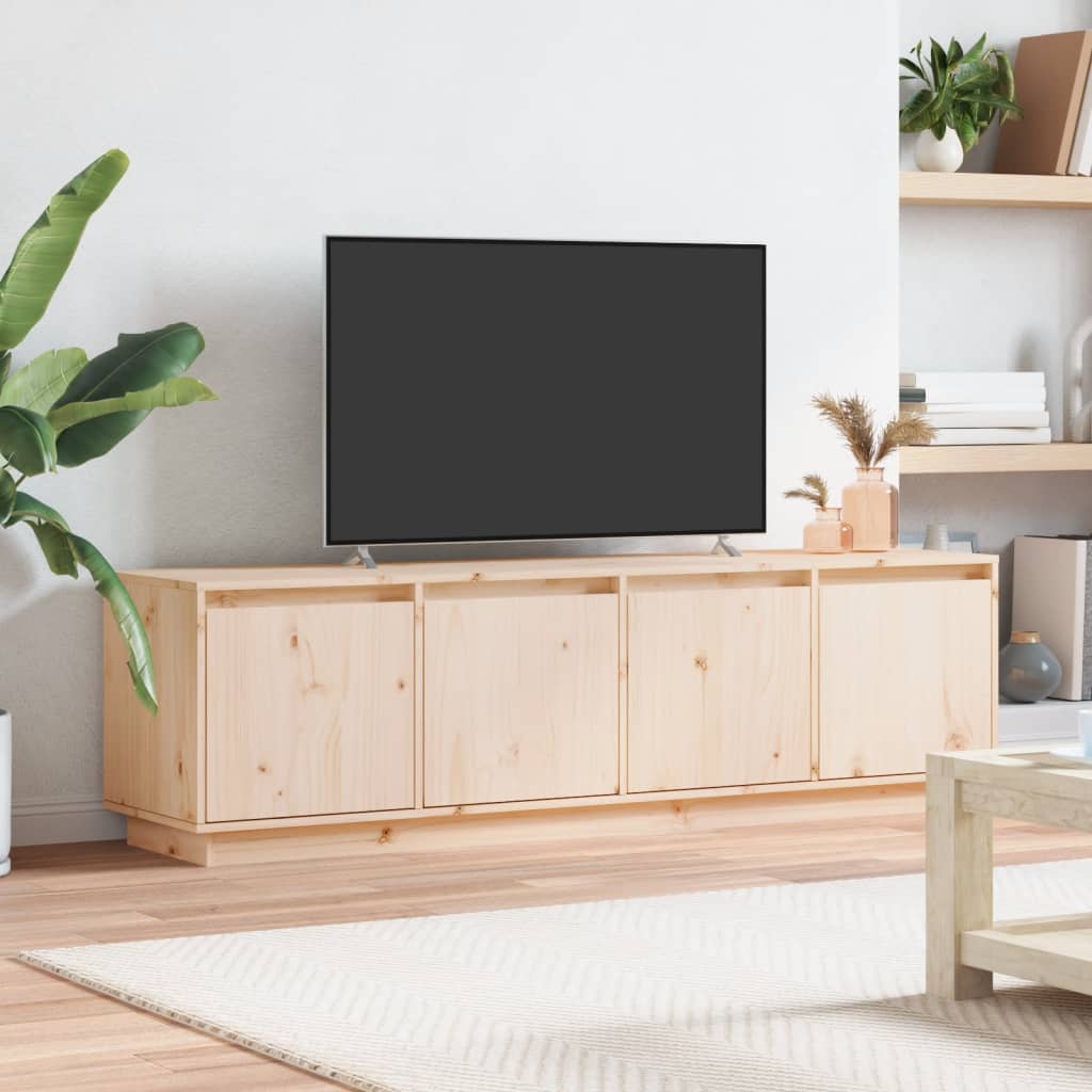 TV skříňka 156 x 37 x 45 cm masivní borové dřevo