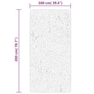 Koberec HUARTE krátký vlas měkký a pratelný antracit 100x200 cm - obrázek 10