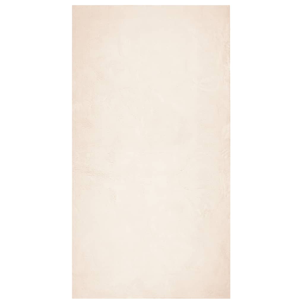 vidaXL Koberec HUARTE krátky vlas mäkký a umývateľný béžový 60x110 cm