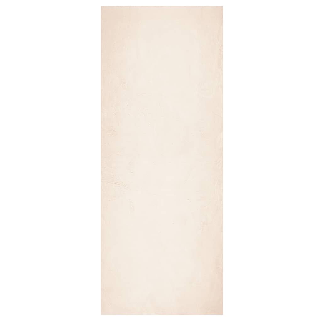 vidaXL Koberec HUARTE s krátkym vlasom umývateľný béžový 80x200 cm