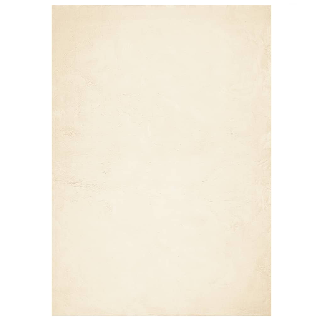 vidaXL Koberec HUARTE s krátkym vlakom umývateľný krémový 200x280 cm