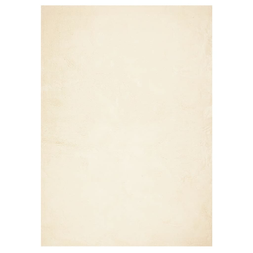 vidaXL Koberec HUARTE s krátkym vlakom umývateľný krémový 240x340 cm