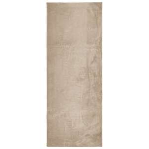 Koberec HUARTE krátký vlas měkký a pratelný pískový 80x200 cm - obrázek 2