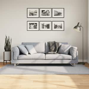 Koberec HUARTE krátký vlas měkký a pratelný šedý 100x200 cm - obrázek 1