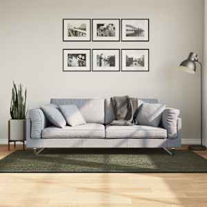 Koberec HUARTE krátký vlas měkký pratelný lesní zeleň 100x200cm - obrázek 1