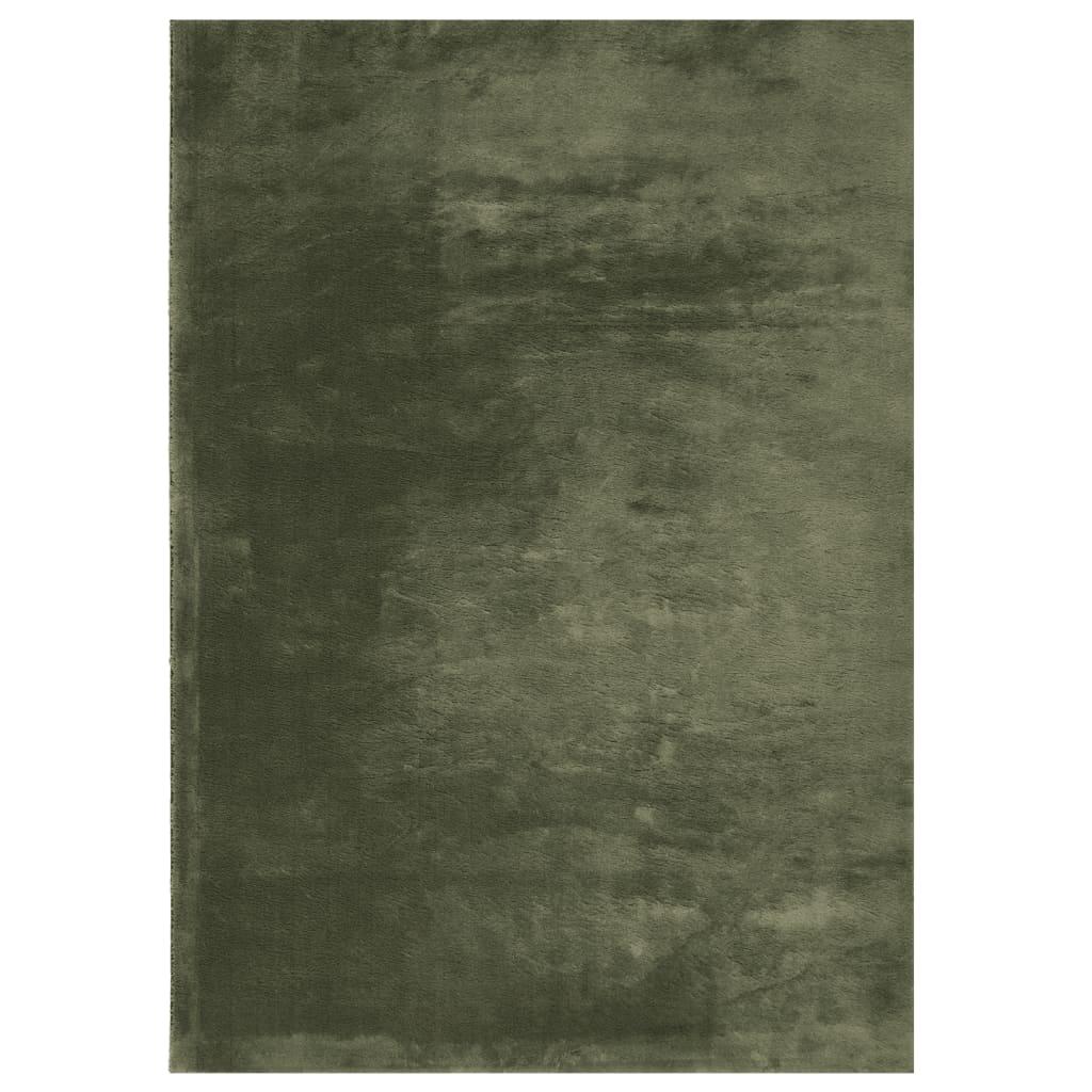 Thumbnail - vidaXL Teppich HUARTE Kurzflor Weich und Waschbar Waldgrün 120x170 cm