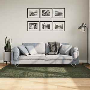 Koberec HUARTE krátký vlas měkký pratelný lesní zeleň 140x200cm - obrázek 1
