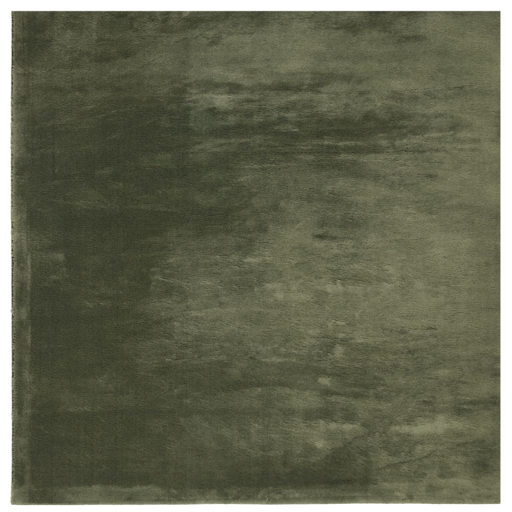 vidaXL Koberec HUARTE krátký vlas měkký pratelný lesní zeleň 160x160cm