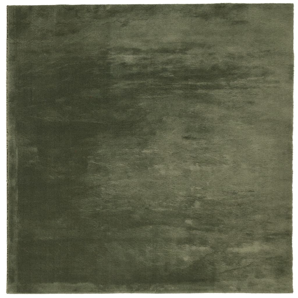 vidaXL Koberec HUARTE krátký vlas měkký pratelný lesní zeleň 200x200cm