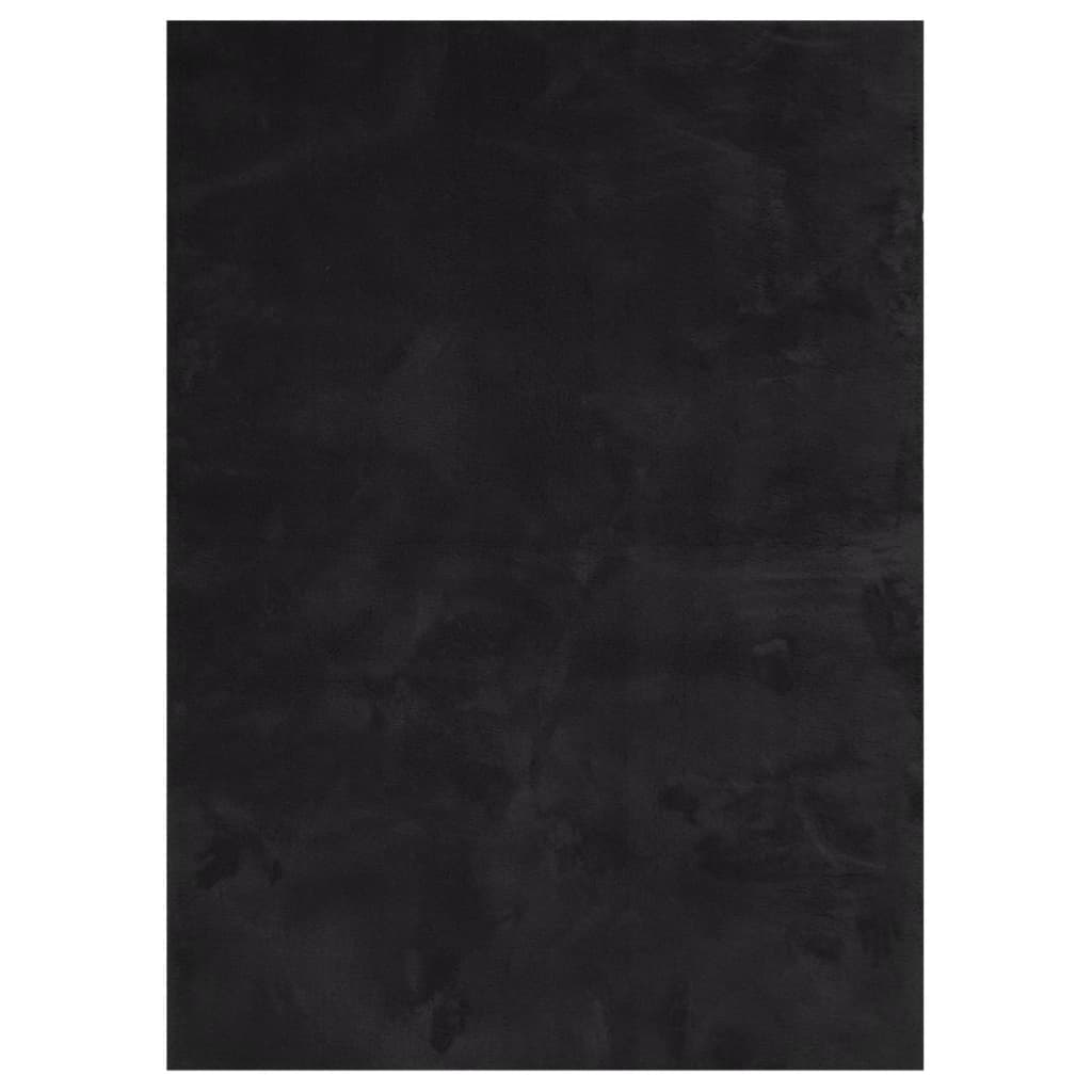 vidaXL Koberec HUARTE s krátkym vlakom umývateľný čierny 200x280 cm