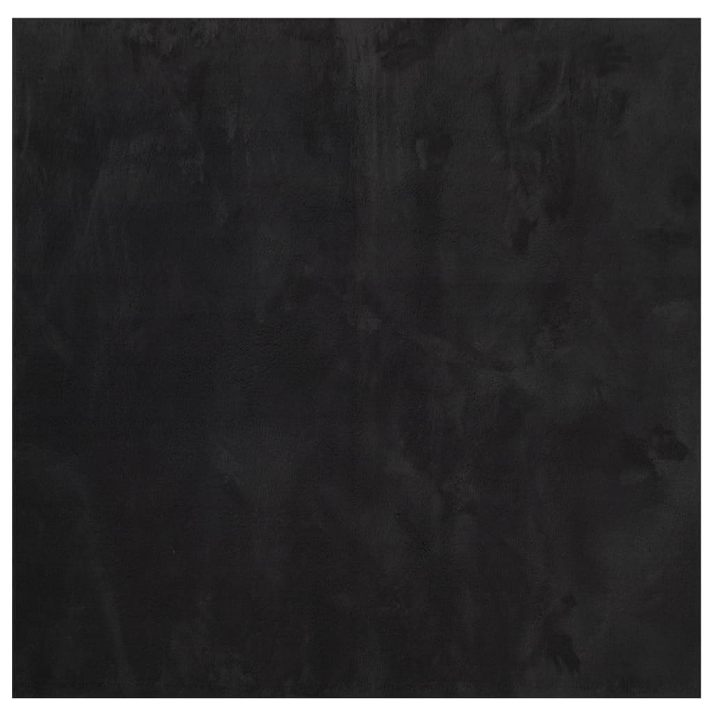vidaXL Koberec HUARTE s krátkym vlakom umývateľný čierny 240x240 cm