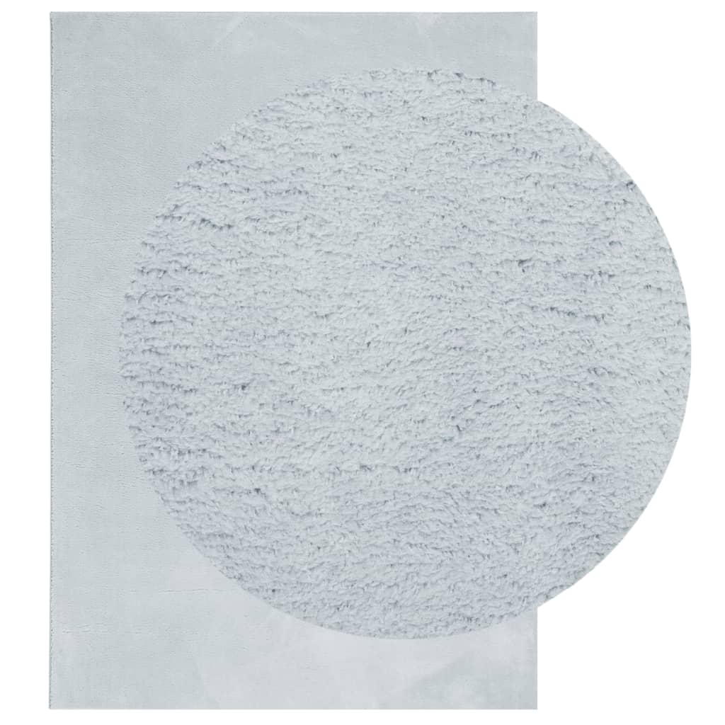 Thumbnail - vidaXL Teppich HUARTE Kurzflor Weich und Waschbar Blau 140x200 cm